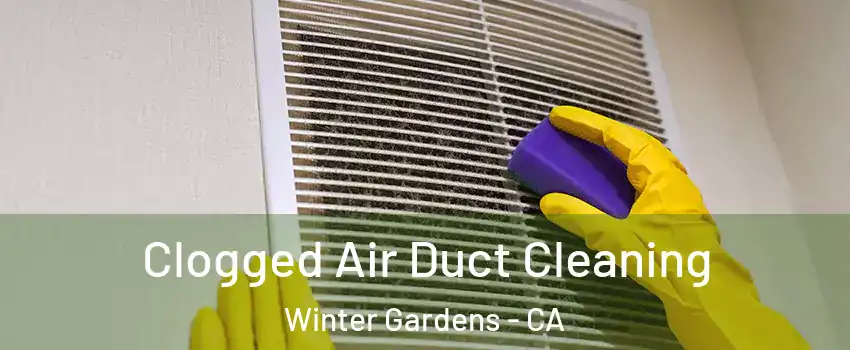  Clogged Air Duct Cleaning Winter Gardens - CA