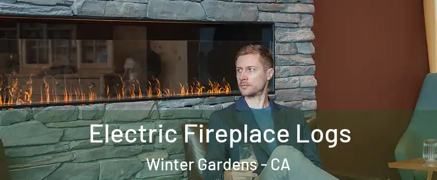  Electric Fireplace Logs Winter Gardens - CA
