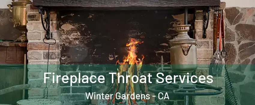  Fireplace Throat Services Winter Gardens - CA