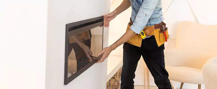 Metal Fireplace Installation in Winter Gardens, California