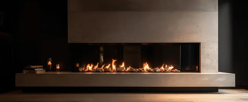Gas Fireplace Ember Bed Design Services in Winter Gardens, California