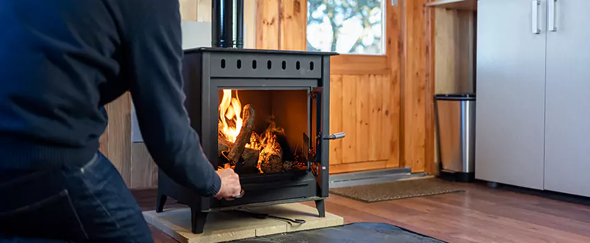 Open Hearth Wood Fireplace Installation in Winter Gardens, CA