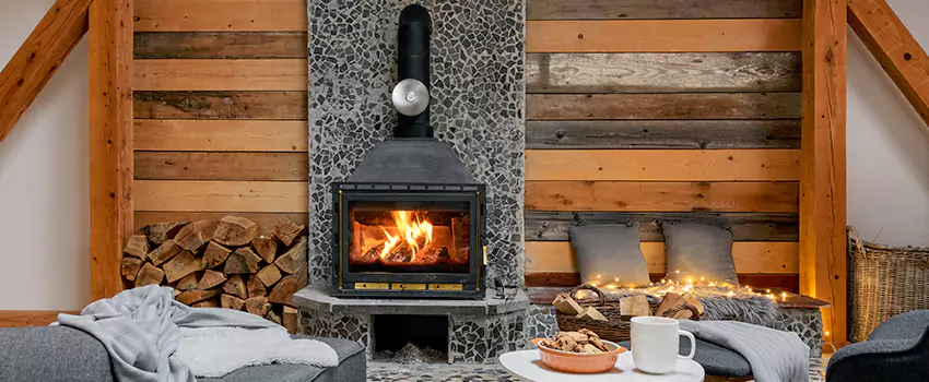 Thelin Hearth Products Direct Vent Gas Stove Fireplace Inspection in Winter Gardens, California